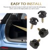 SLIMI 4 PCS Car Cargo Net Hooks, Rear Trunk Net