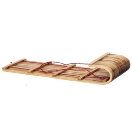 Dollhouse Miniature Outdoor Snow Christmas Sledge