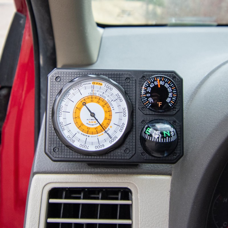 Sun Company Navigat'r 6 - Six-Function Dashboard Instrument for Car