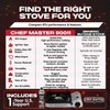 Chef Master 90011 Butane Countertop Stove ONLY, Portable Camping Stove