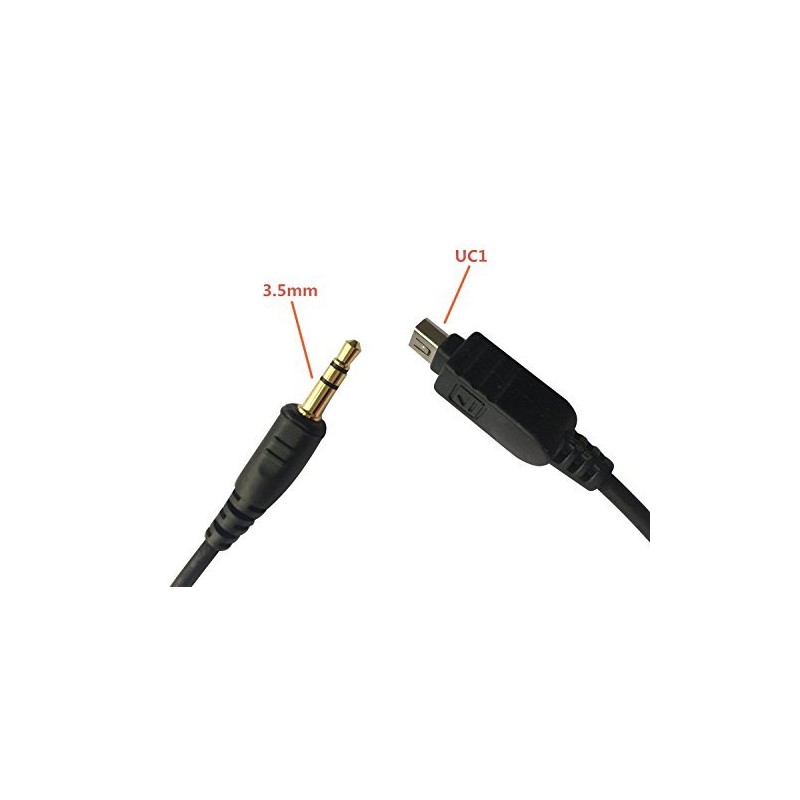 PHOLSY UC1 Remote Shutter Release Connection Cable 3.5 mm Jack