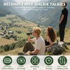 WITPAW 2 Pack Walkie Talkies Long Range for Adults Walkie