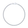 PLANETYS - Bismarck Chain Bracelet 925 Sterling Silver Rhodium-Plated 2.4
