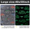 OHOIT Car Gifts for Kids Boys Cute Truck Blanket Glow