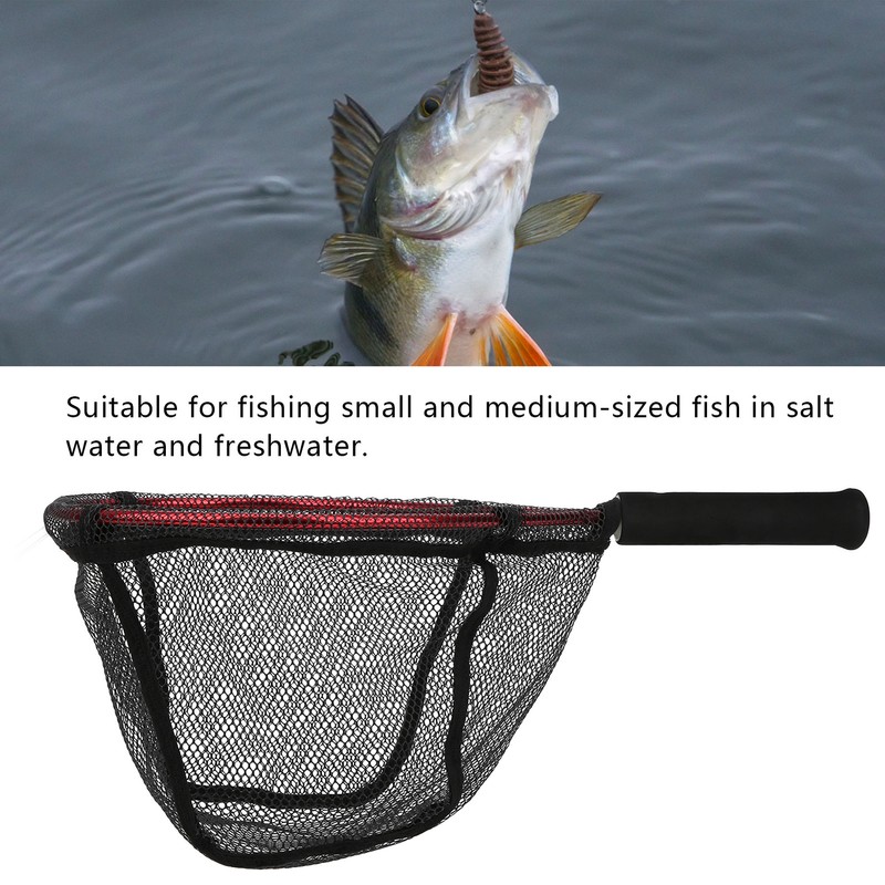 Fishing Net Bag Aluminium Alloy Handheld Diddlenet Lure Portable Small