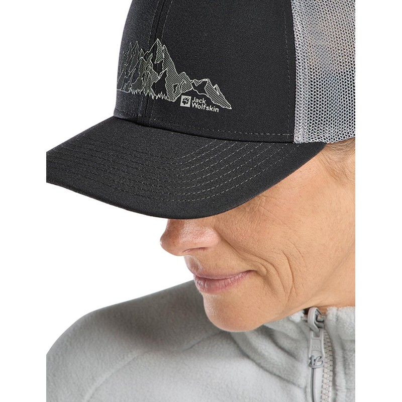 Jack Wolfskin Unisex Baseball Cap Brand Cap, MOUNTAIN phantom