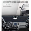 Pigenius Windshield Sun Shade for 2020-2025 Nissan Sentra. Front Window
