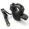 Bicicleta eléctrica 3pin hembra pulgar acelerador amarillo impermeable enchufe acelerador para BBS01 BBS02 BBSHD motor medio Accesorios de bicicleta eléctrica