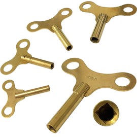 Harts Solid Brass Winding and Setting Clock Keys Full Range from 2mm up to 6mm (5mm 11)