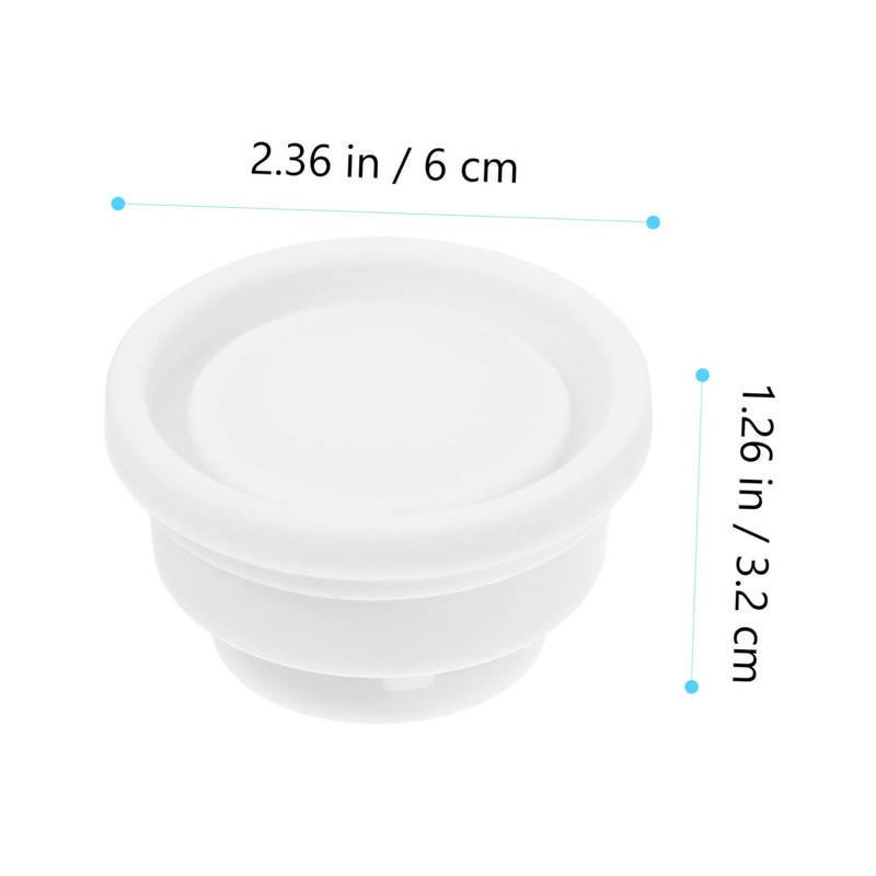 BESPORTBLE 2pcs Pool Ladder Rubber Stopper Bumper Caps Replacement Accessories