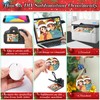 Billbotk 25 Pieces Sublimation Ornament Blanks, 3.15'' Round Blank Sublimation