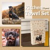 InnoBeta Rottweiler Gifts, 2 Pack Kitchen Towel with Dogs, 16x24