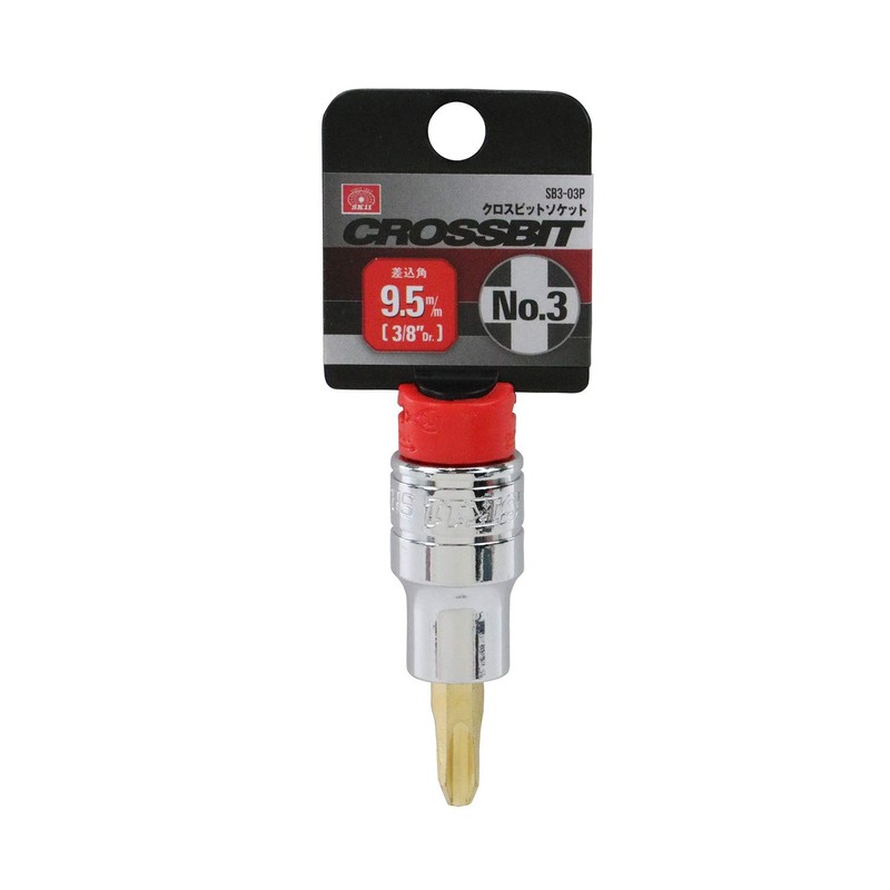 SK11 Cross Bit Socket SB3-03P Insertion Angle: 0.4 inch (9.5