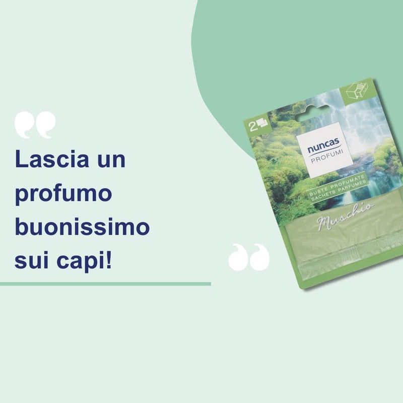 Nuncas Buste Profumate - per Cassetti - Muschio - 2