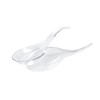 100PCS Plastic Spoons, 4.7Inch Disposable Appetizer Spoons, Heavy Duty Plastic