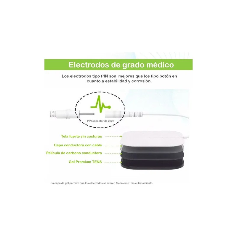 Electroestimulador Tens Masaje Muscular 20 Modos