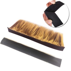 HHongJM Helmet Hawks Motorcycle Helmet Mohawk Synthetic Wigs for Bicycle/Almost Helmet/Stick Reusable Design (Blue) (Helmet Not Included)