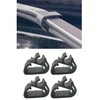 4X Front Windshield Wiper Arm Spray Nozzle Hose Clips Tube