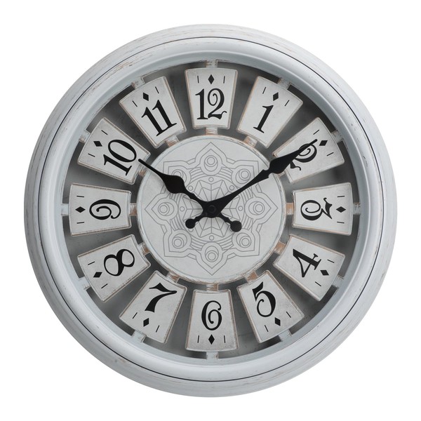 MOVEBEST Large Size Retro Silent and Non Ticking Circular Classic