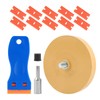 YGDMD Car Rubber Eraser Wheel for Drill,Practical Car Decal Remover