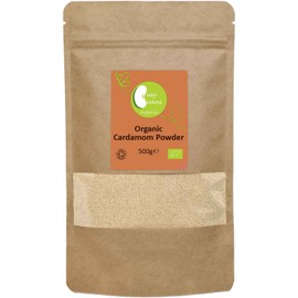 Organic Cardamom Powder - Certified Organic - by Busy Beans Organic (500g)