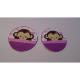 Unbranded Pre Cut One Inch Bottle Cap Images CUTE MONKEY Free Shipping - photo, 25 images