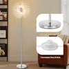 BesLowe 69'' Crystal Floor Lamp for Living Room, Modern Standing
