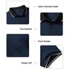 ZITY 3 Pack Men Polo Shirts Short Sleeve with Pocket