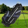 Golf Stand Bag, Lightweight Golf Bag with 8-Way Top Dividers,