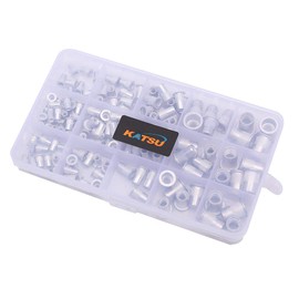 KATSU Tools Aluminium Threaded Rivetnut Insert Nutsert Rivet Nut Assortment Kit 150PCS M3 - M8