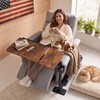 Swivel Table for Recliner Chair with Tilting Top, Adjustable Laptop