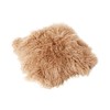 Genuine Mongolian Sheepskin Cushion Pillowcase 30x30cm (big variety of colours)