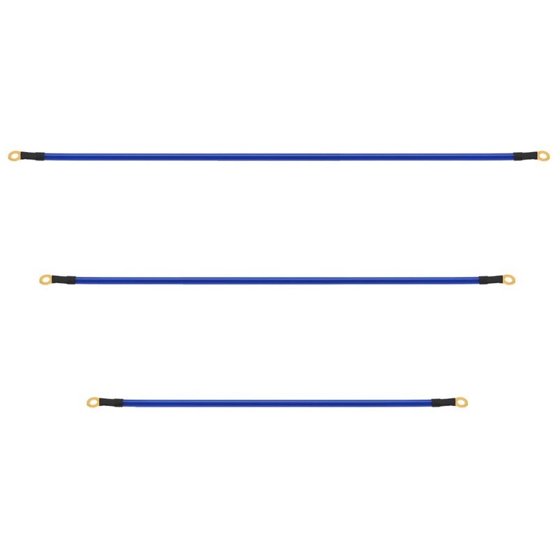 Qiilu Car Ground Wire,Universal 5-Point Auto Car Earth Cable System