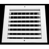 HVAC Premium 6"w X 6"h 1-Way Air Vent Adjustable Aluminum