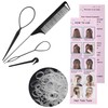 4 Piece Hair Braiding Tool Kit Professional Hair Styling Set