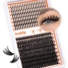 Seeklip Lash Clusters 147 Pcs 13-19mm Manga Eyelash Clusters &