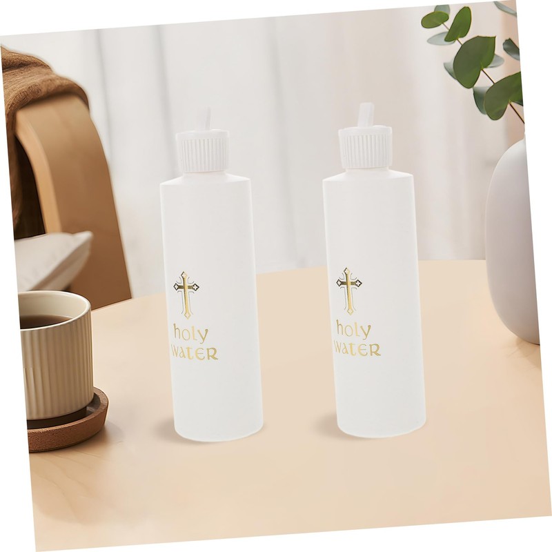 Ciieeo 3sets Aesthetic Water Bottles Holy Water Containers Plastic Refillable