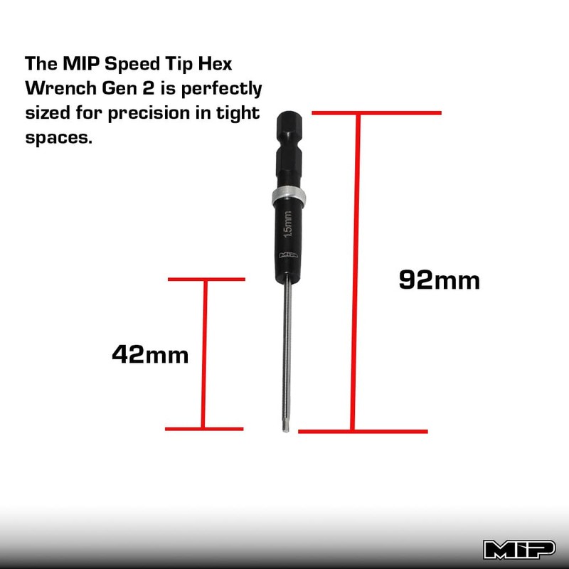 MIP RC Hex Bit Set and Tool Kit 9612 (1.5mm,
