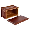 Handcrafted Solid Cherry Wood Funeral Cremation Urn Box for Human