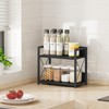 Giikin Kitchen Counter Shelf, 2 Tier Kitchen Spice Rack Organizer