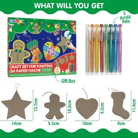 SNEILJOY Coloring Crafts Paper for Kids, Arts and Crafts for Kids Ages 8-12, DIY Crafts Painting Kit, Art Supplies Toy, Arts & Crafts for Boys Girls Birthday Party Gift Toy