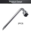 Utoolmart 2pcs Car Spare Tire Lug Wrench for Jack -