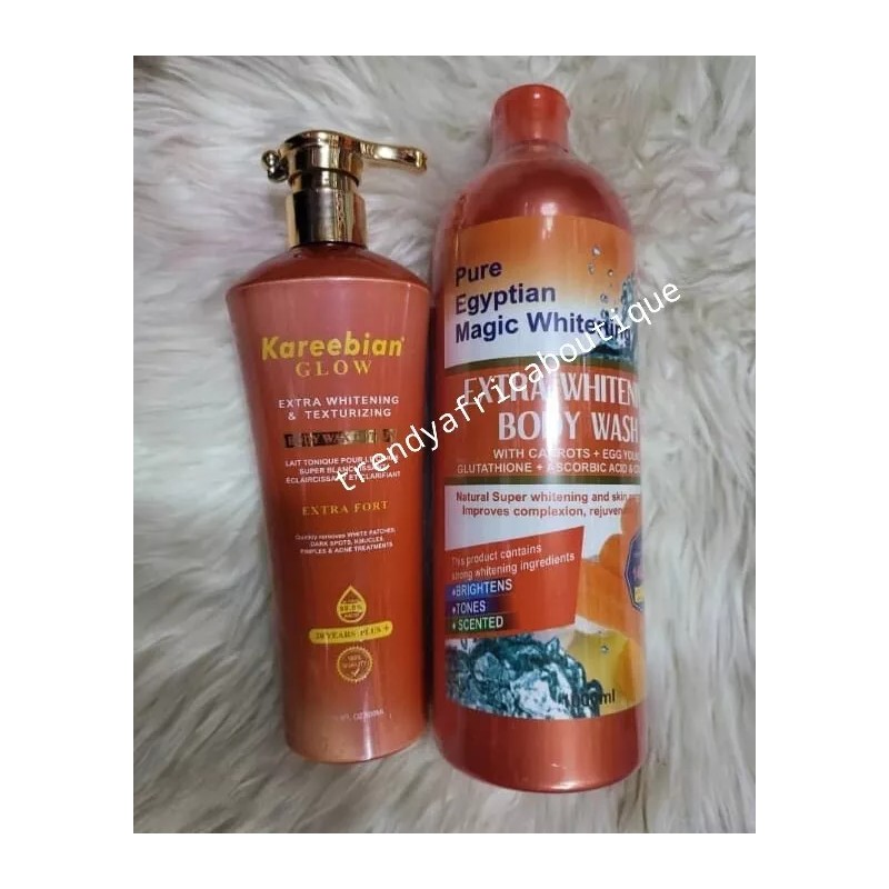 mgc 2ps. Kareebian Glow Xtra Whitening Body Lotion & Pure