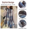 WUFGWBD 1 Piece Plaid Scarf, Retro Scarf, Versatile Scarf, Winter