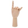 Wooden Hand Model Movable Flexible Durable Wood Wide Application Wooden