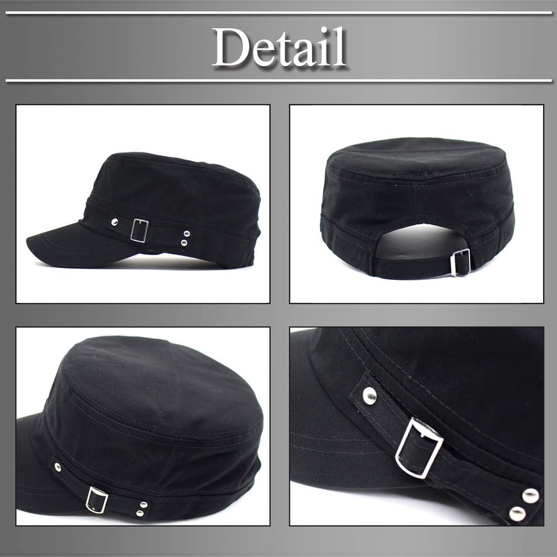 BUZZxSELECTION CAP188 Men's Military Cap, Casual, Airsoft