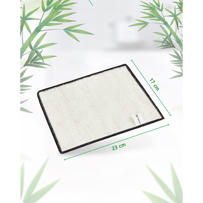 HEIMSTEDT® Bamboo Cloths Colourful (Pack of 6) - Sustainable Bamboo
