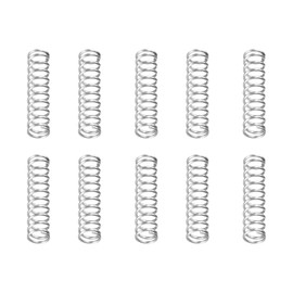 DTGN 1.2x10x40mm(DxODxL) Compression Spring - 10Pack - Good for Machinery - Spring Steel Extension Spring - Gray