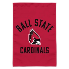 Ball State Cardinals Logo Garden Yard Flag (Pole Not Included)