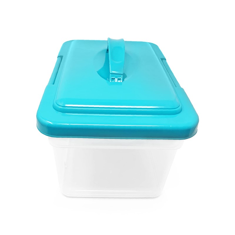 Plastic Storage Box Lightweight Robust Stackable Storage Boxes with Lid,